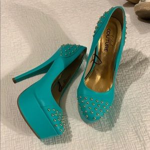 COPY - Platform Platform heel with gold studs